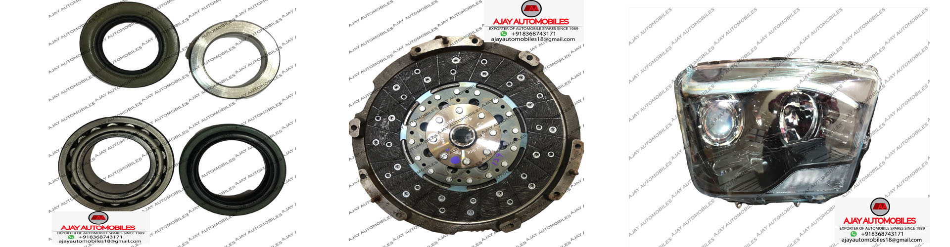 rear weheel bearing in india , dual mass flywheel in india, s6 pickup projector headlamp in india 